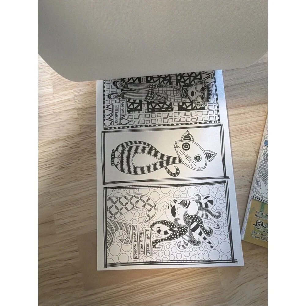 Dylusions Coloring Sheets by Dyan Reaveley Collection 2 and 24 colouring Ranger
